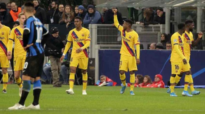 बार्सिलोनासंग पराजित भएपछि इन्टर मिलान चयापियन लिगबाट आउट