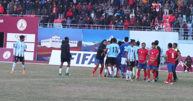 मनाङ मछिन्द्र झगडा प्रकरण : ६ खेलाडीलाइ ५ खेल सम्मको प्रतिबन्ध