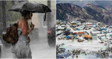 आज कहाँ कहाँ वर्षा र भारी हिमपात हुने ?