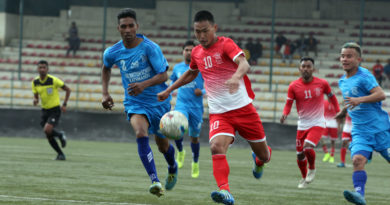 १३ फागुन २०७६: सातदोबाटोस्थित एन्फा कम्प्लेक्स मैदानमा आज बी डिभिजन लिगको दोस्रो खेल झम्सिखेल युथ क्लब र रानीपोखरी कर्नर टिमबिच भएको थियो ।