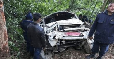 ओखलढुंगामा वोलेरो दुर्घटना, ११ जना घाईते,चारको अवस्था गम्भिर