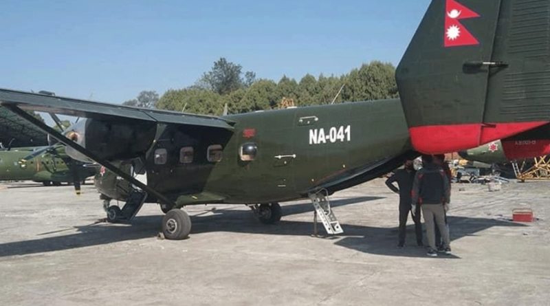 कोरोना उपचार सामग्री पुर्याउन सेनाको स्काई ट्रक बीच बाटोबाटै फर्कियो