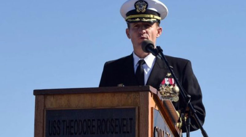 कोरोनाबारे हल्ला फैलाएको आरोपमा नौसेनाका कमाण्डर बर्खास्त