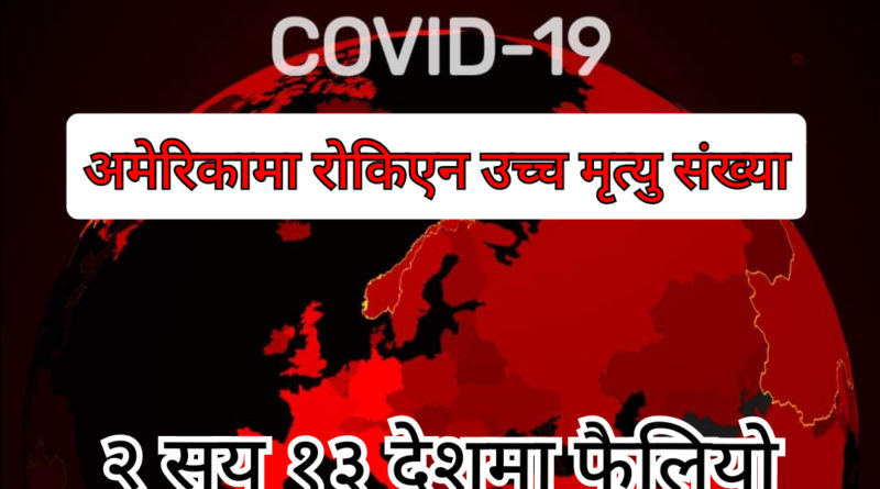 कोरोनाका कारण चीनमा भन्दा भारतमा धेरैको मृत्यु