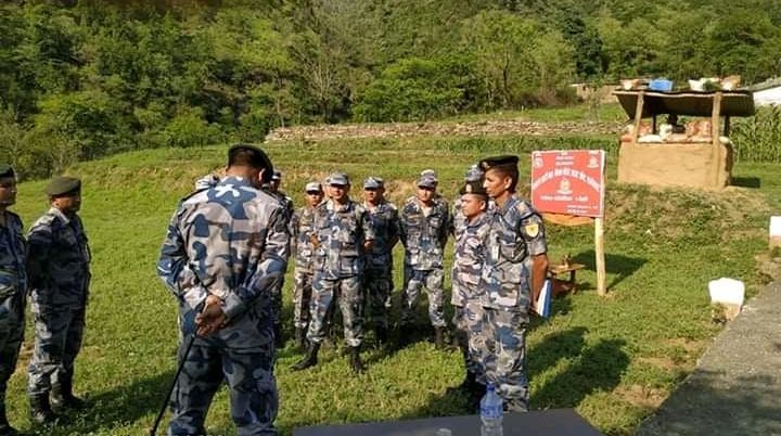 पञ्चेश्वरमा थपियो सशस्त्र प्रहरीको सीमा सुरक्षा पोष्ट